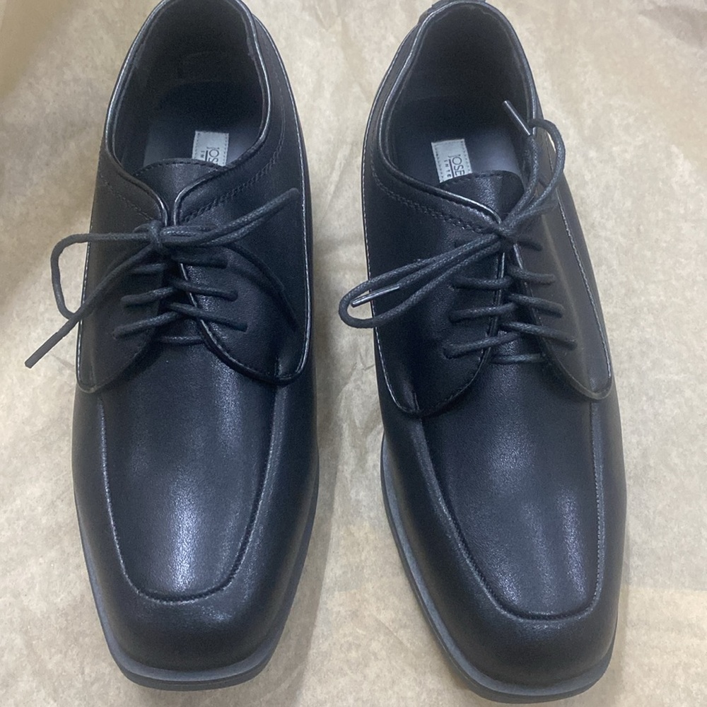 NEW joseph & feiss dress shoe Medium black comfortable all manmade material